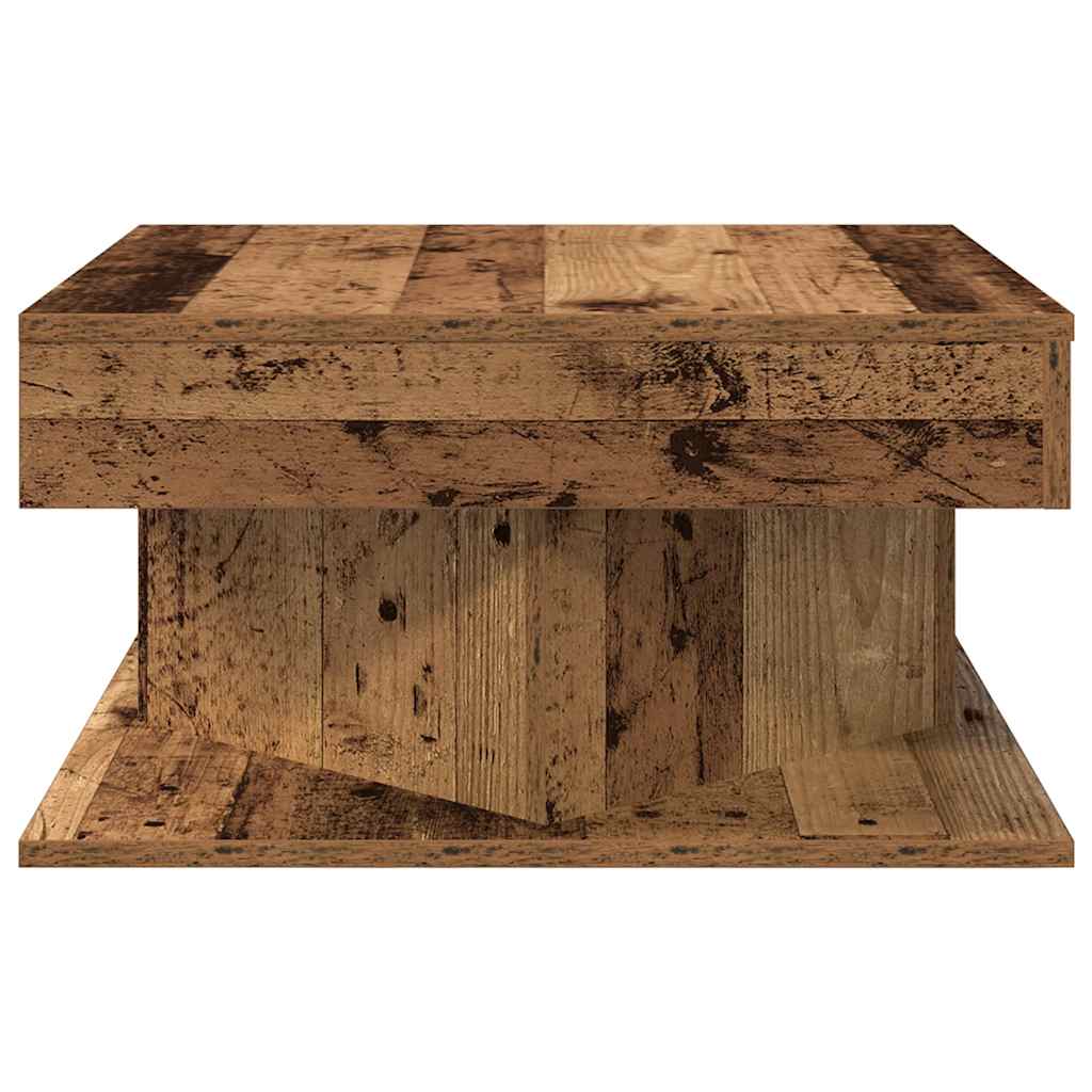 vidaXL Coffee Table Old Wood 55x55x30 cm Engineered Wood 5
