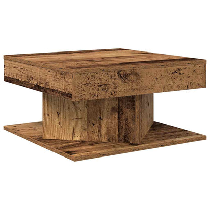 vidaXL Coffee Table Old Wood 55x55x30 cm Engineered Wood 6