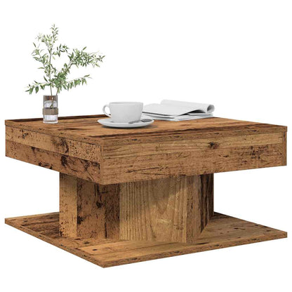 vidaXL Coffee Table Old Wood 55x55x30 cm Engineered Wood 1