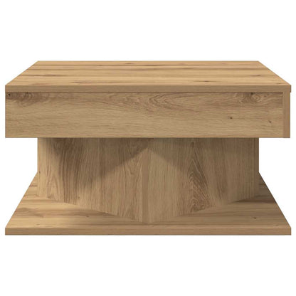vidaXL Coffee Table Artisan Oak 55x55x30 cm Engineered Wood 4