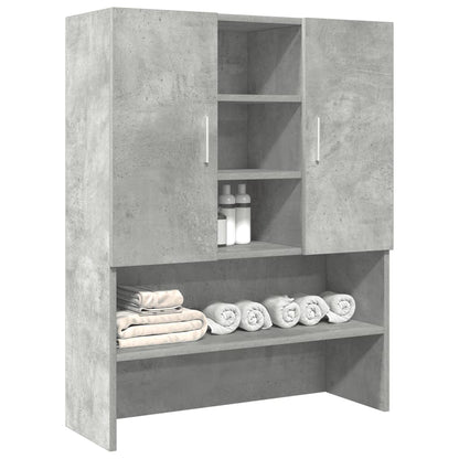 vidaXL Washing Machine Cabinet Concrete Grey 70.5x25.5x90 cm 1