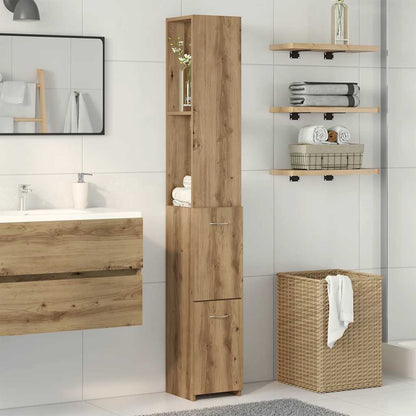vidaXL Bathroom Cabinet 25x26.5x170 cm Engineered Wood