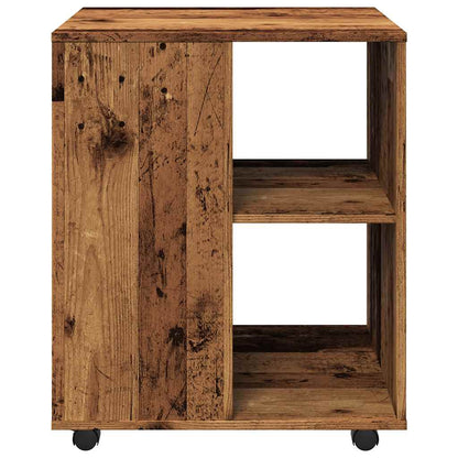 vidaXL Rolling Cabinet Old Wood 60x53x72 cm Engineered Wood 5