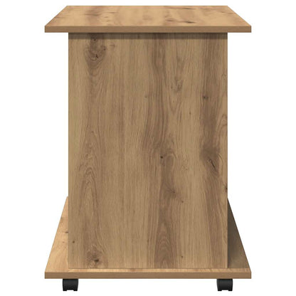 vidaXL Rolling Cabinet Artisan Oak 60x45x60 cm Engineered Wood 6