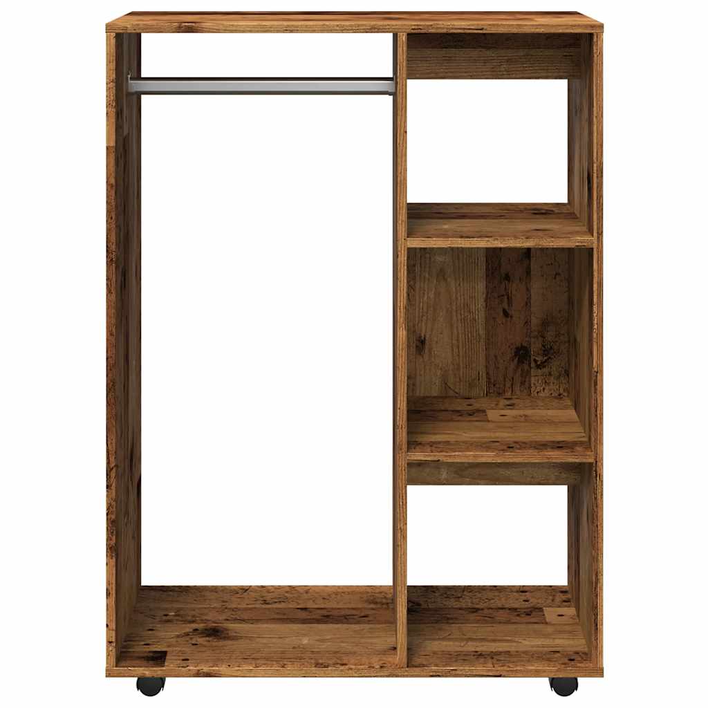 vidaXL Wardrobe Old Wood 80x40x110 cm Engineered Wood 5