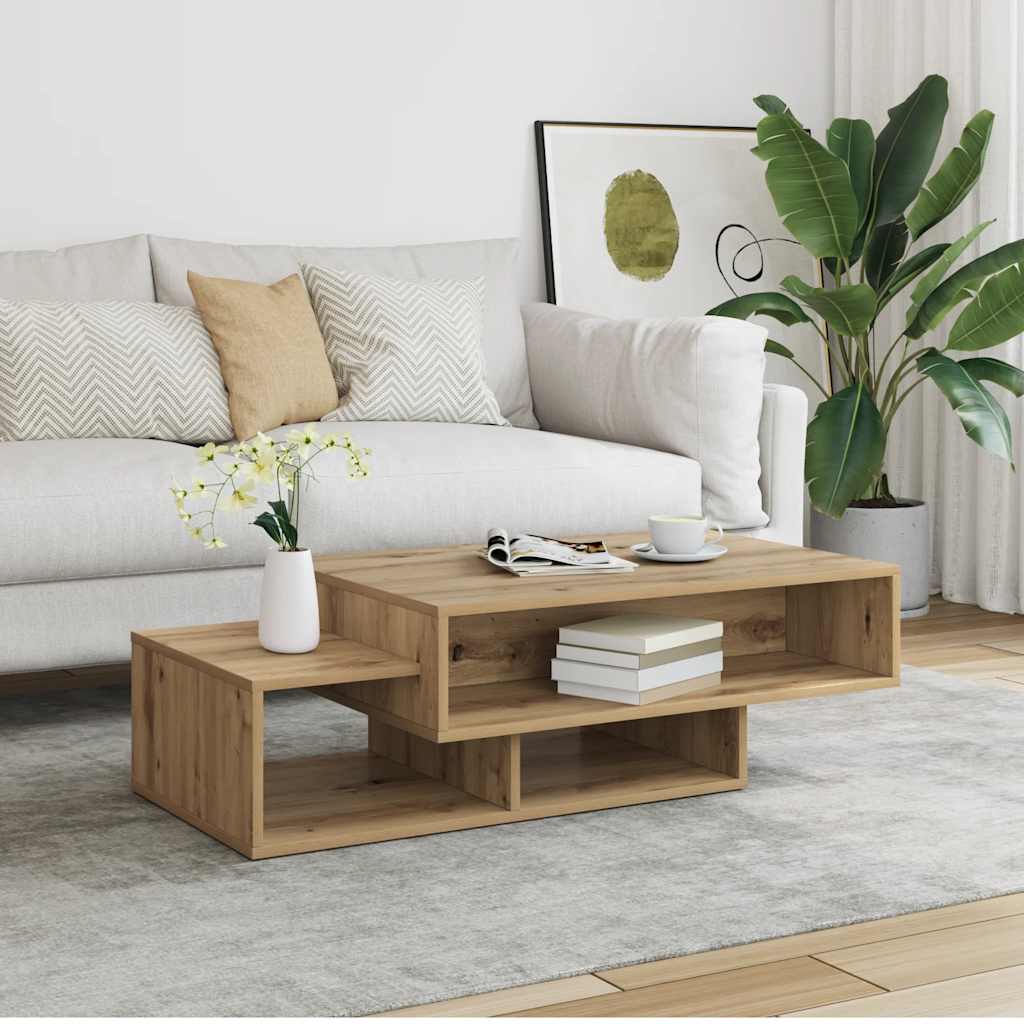 vidaXL Coffee Table Artisan Oak 105x55x32 cm Engineered Wood 1