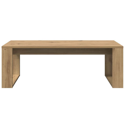 vidaXL Coffee Table Artisan Oak 102x50x35 cm Engineered Wood 4