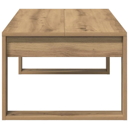 vidaXL Coffee Table Artisan Oak 102x50x35 cm Engineered Wood 5