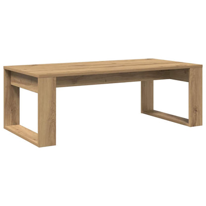 vidaXL Coffee Table Artisan Oak 102x50x35 cm Engineered Wood 6