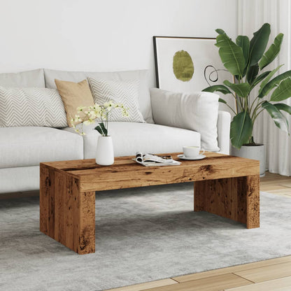 vidaXL Coffee Table Old Wood 102x50x35 cm Engineered Wood 3