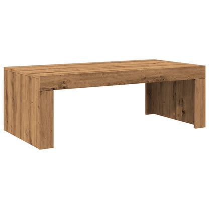 Coffee Table 102x50x36 cm Engineered Wood Artisan oak