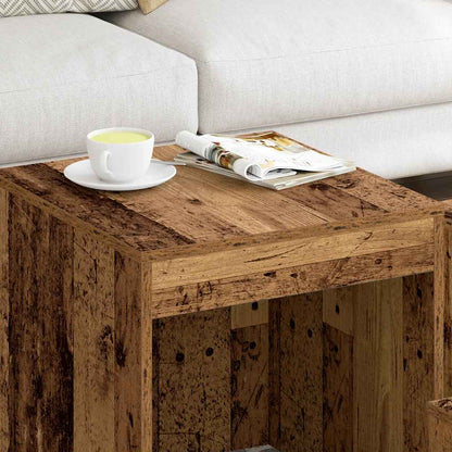 vidaXL Nesting Tables 3 pcs Old Wood Engineered Wood 3