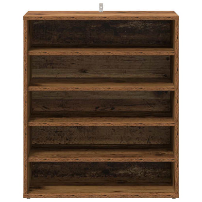 vidaXL Shoe Cabinet 60 x 35 x 70 cm Old Wood 20 kg per shelf 5