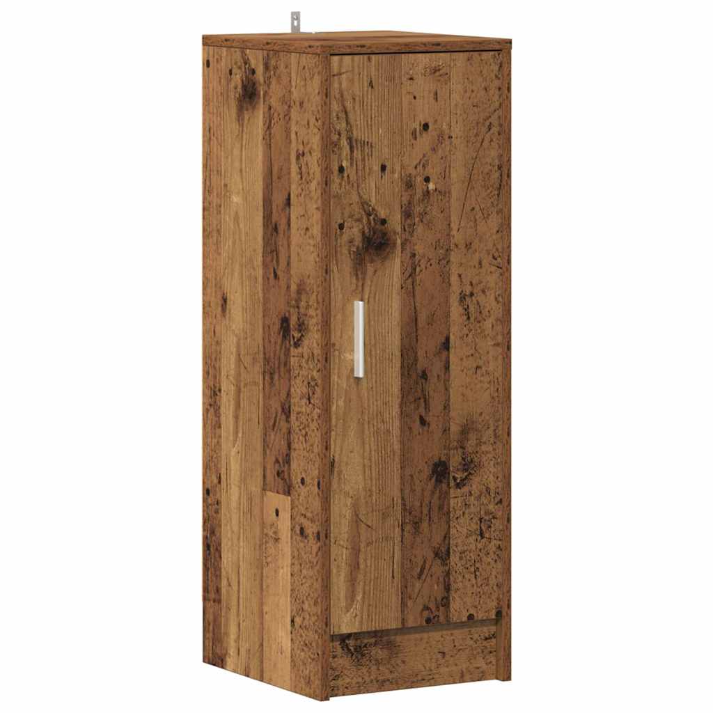 Shoe Cabinet 32x35x92 cm Engineered Wood Width 32 cm Height 92 cm Old wood Shoe cabinet with door