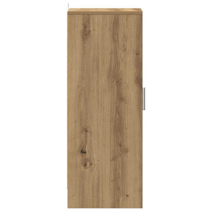 vidaXL Shoe Cabinet 32 x 35 x 92 cm Artisan Oak 5
