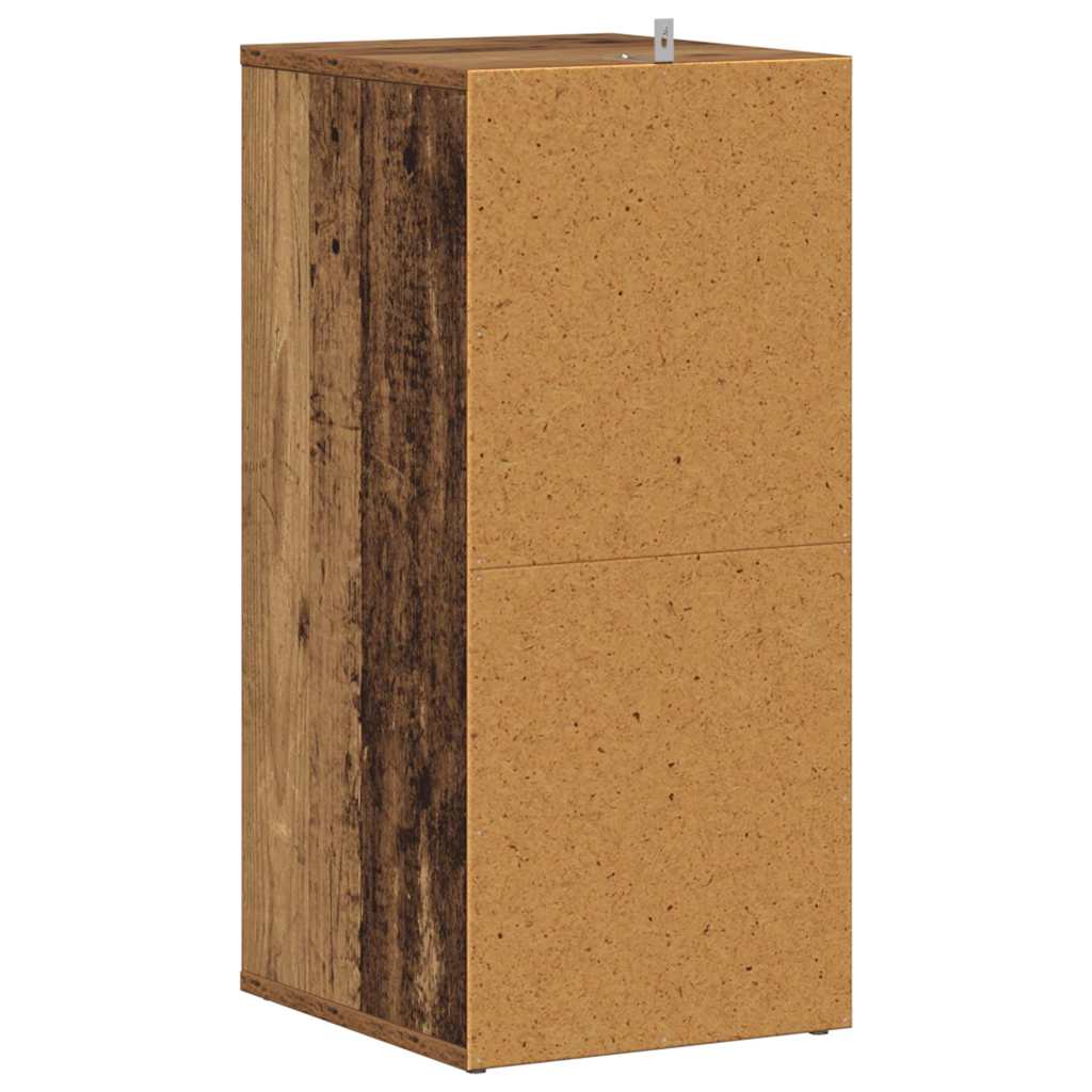 vidaXL Shoe Cabinet 32 x 35 x 70 cm Old Wood 5