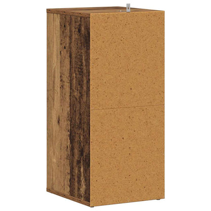 vidaXL Shoe Cabinet 32 x 35 x 70 cm Old Wood 5