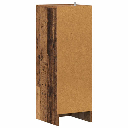 vidaXL Shoe Cabinet 32 x 35 x 92 cm Old Wood 6 shelves 5