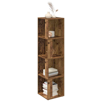 vidaXL Corner Cabinet Old Wood 33x33x132 cm Engineered Wood 3