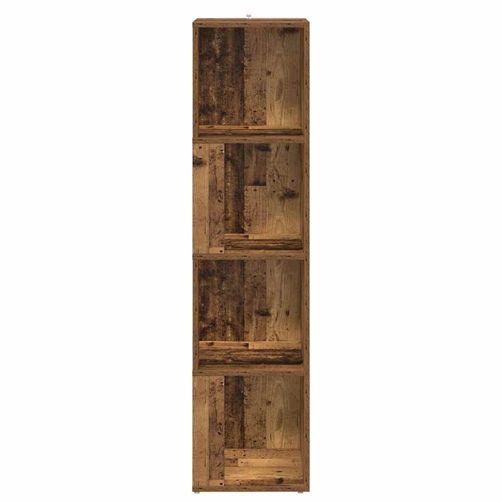 vidaXL Corner Cabinet Old Wood 33x33x132 cm Engineered Wood 4