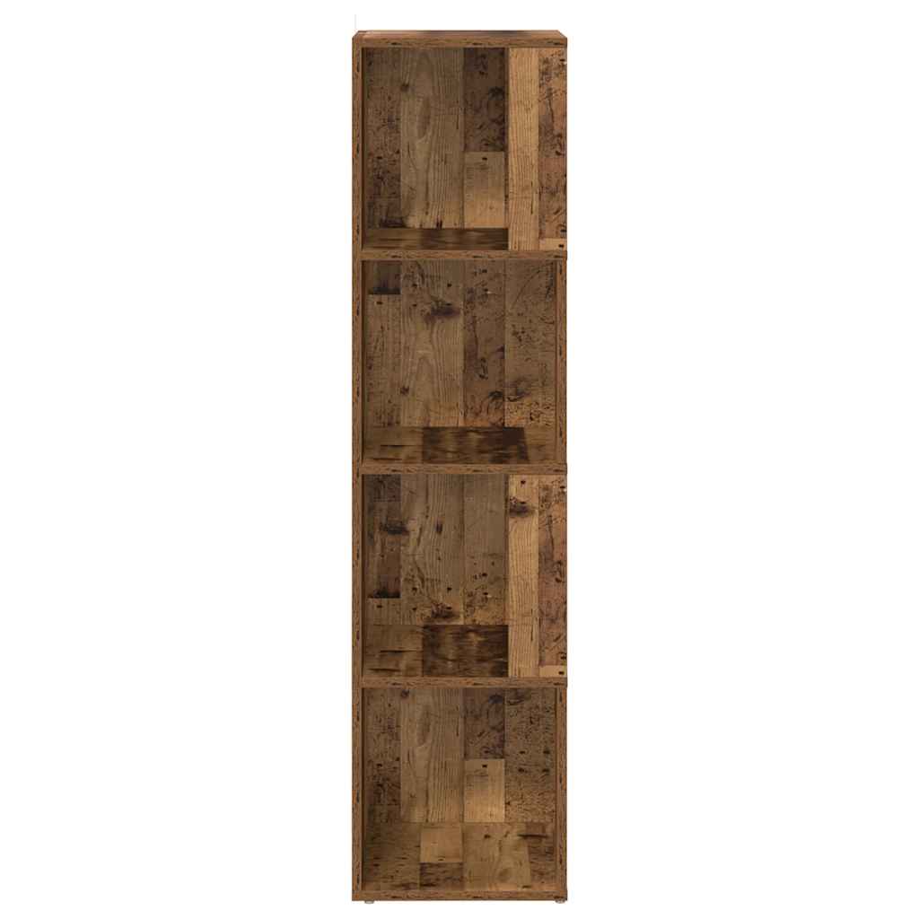 vidaXL Corner Cabinet Old Wood 33x33x132 cm Engineered Wood 5