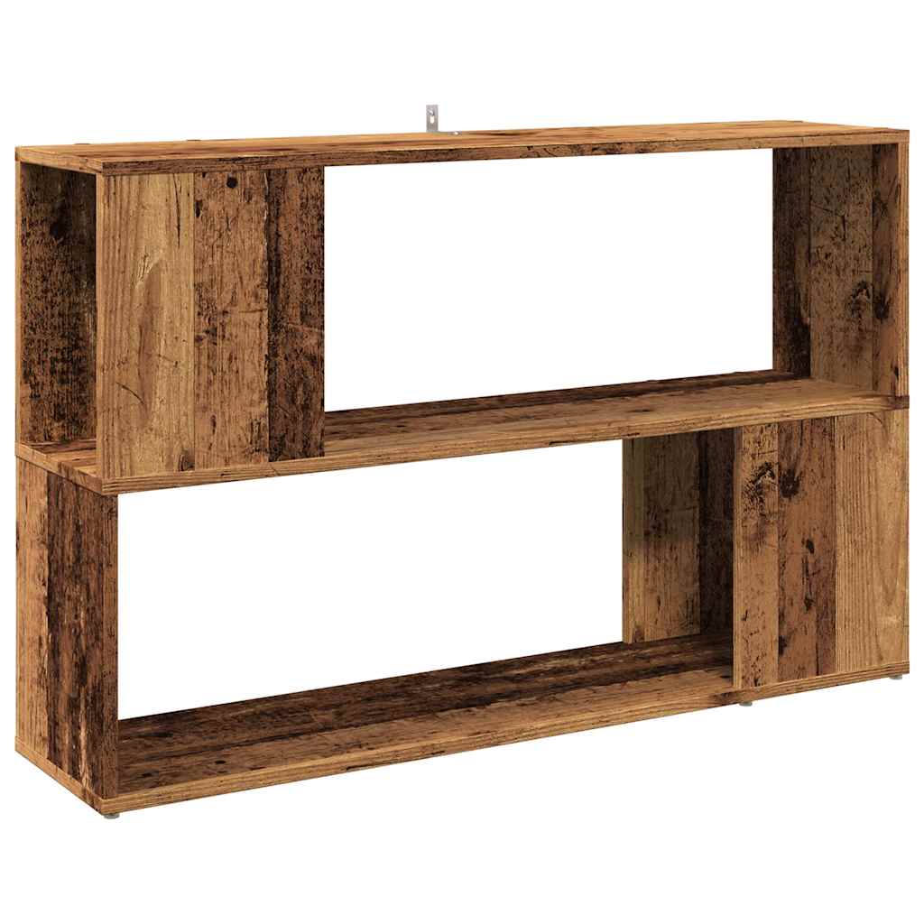 vidaXL Book Cabinet Old Wood 100x24x63 cm Engineered Wood 2