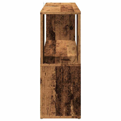 vidaXL Book Cabinet Old Wood 100x24x63 cm Engineered Wood 5