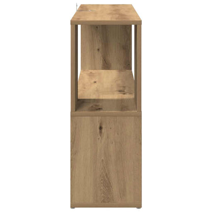 vidaXL Book Cabinet Artisian Oak 100x24x63 cm Engineered Wood 5