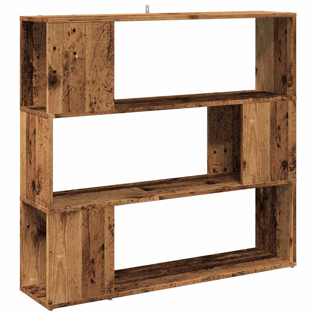 vidaXL Book Cabinet/Room Divider Old Wood 100x24x94 cm 2