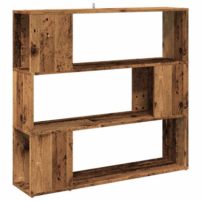 vidaXL Book Cabinet/Room Divider Old Wood 100x24x94 cm 2