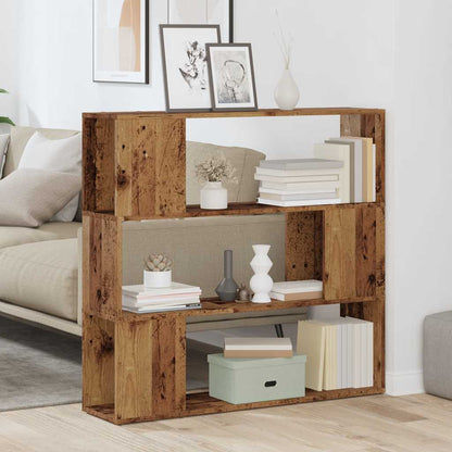 vidaXL Book Cabinet/Room Divider Old Wood 100x24x94 cm 3
