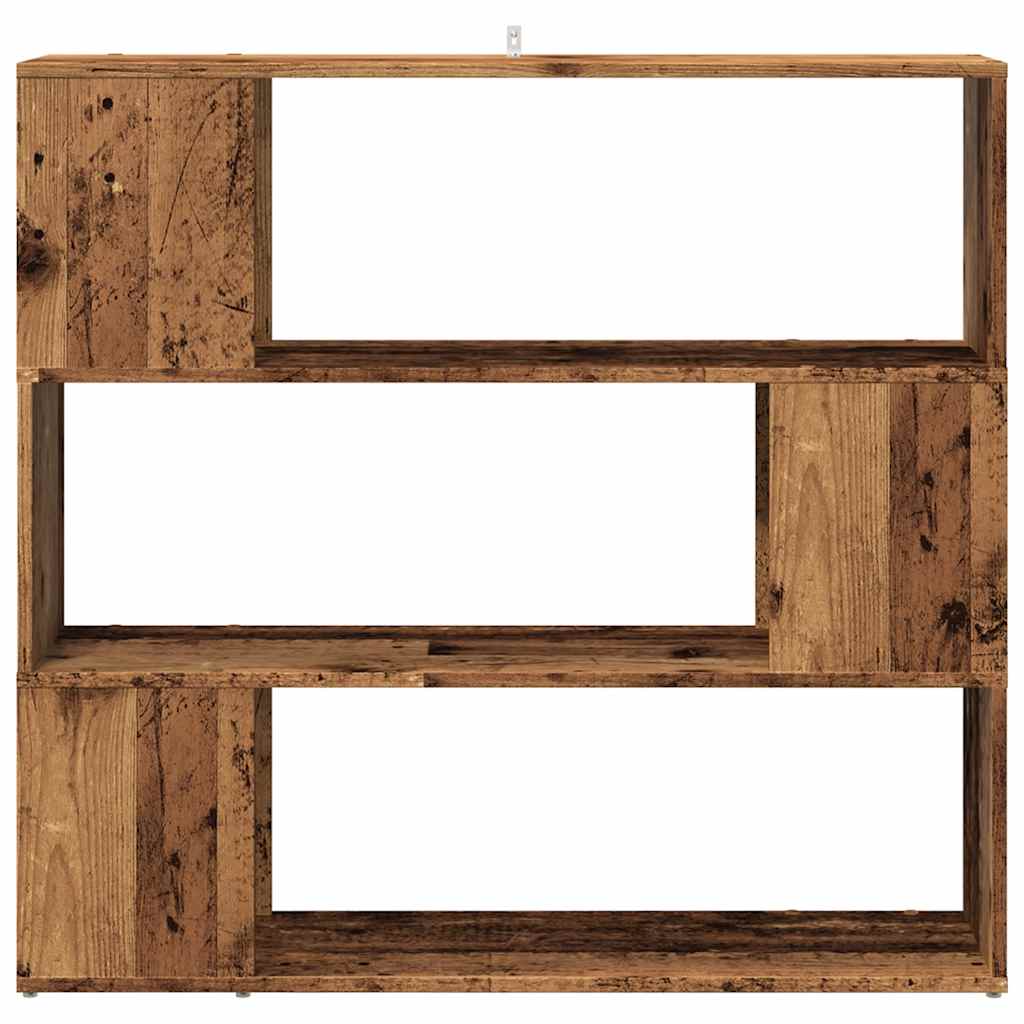 vidaXL Book Cabinet/Room Divider Old Wood 100x24x94 cm 4