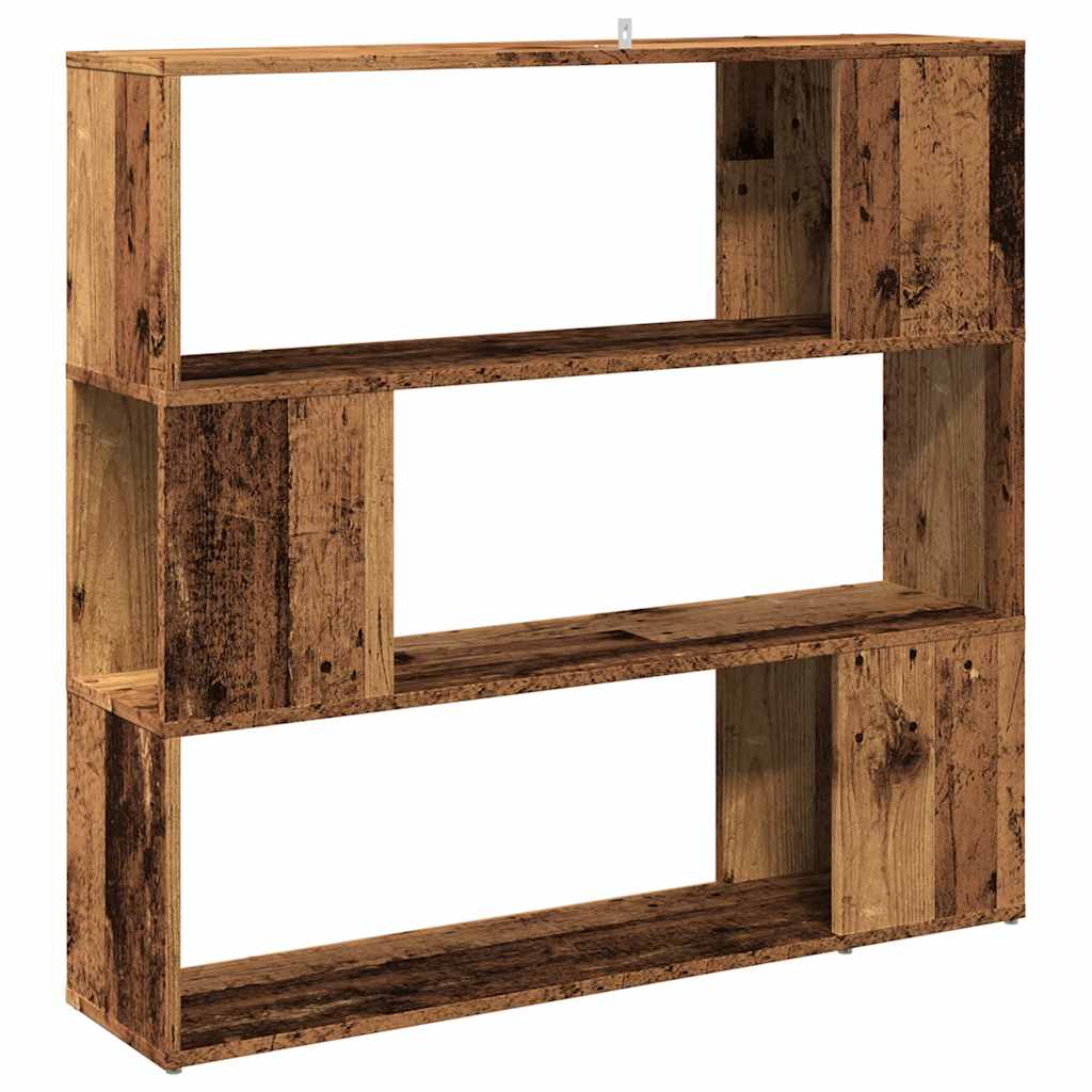 vidaXL Book Cabinet/Room Divider Old Wood 100x24x94 cm 6