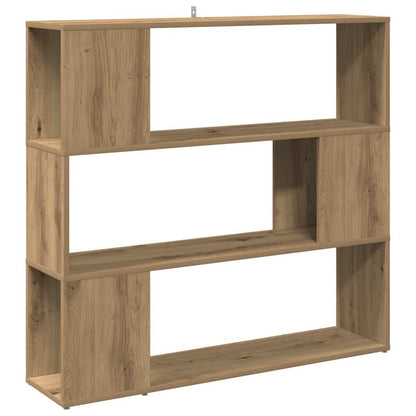 vidaXL Book Cabinet/Room Divider Artisan Oak 100x24x94 cm 2