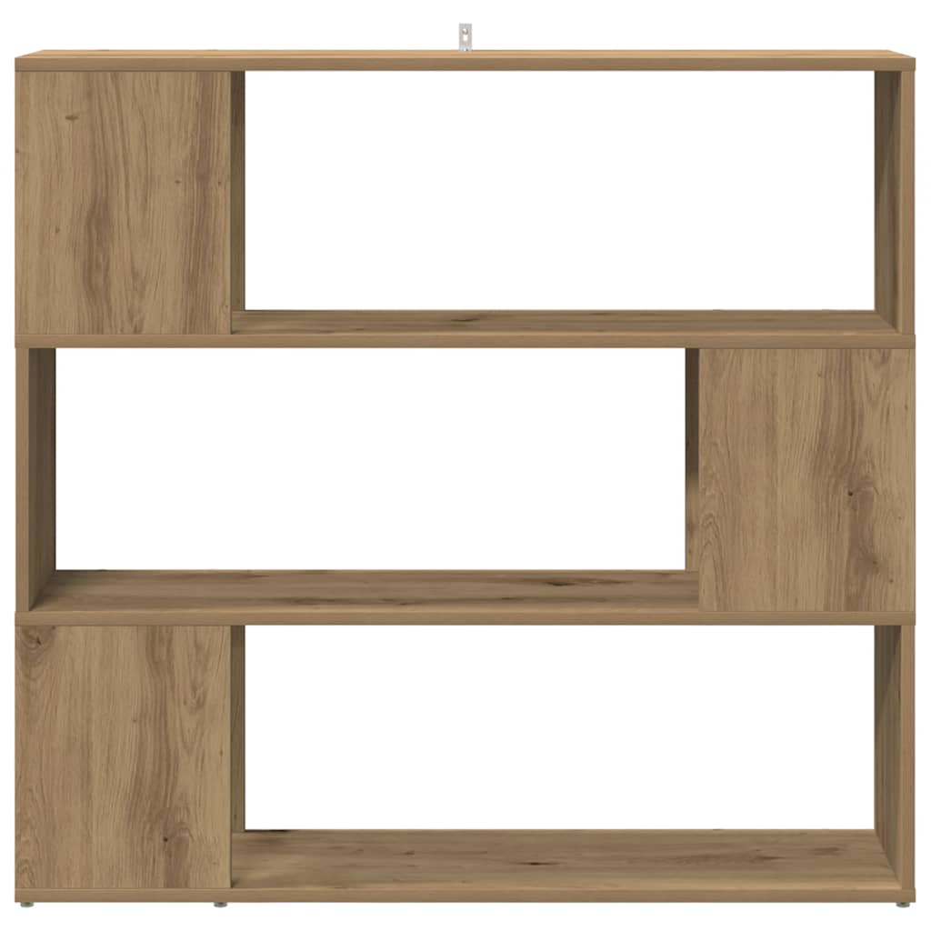 vidaXL Book Cabinet/Room Divider Artisan Oak 100x24x94 cm 4