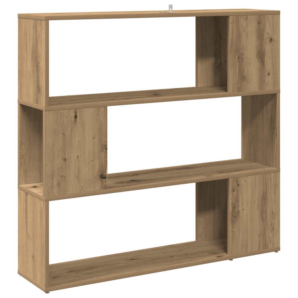 vidaXL Book Cabinet/Room Divider Artisan Oak 100x24x94 cm 6