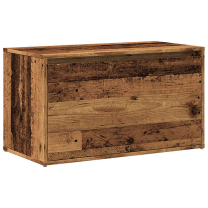 vidaXL Hall Bench 80x40x45 cm Old Wood Engineered Wood 2