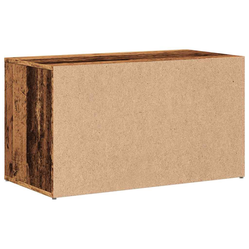 vidaXL Hall Bench 80x40x45 cm Old Wood Engineered Wood 6