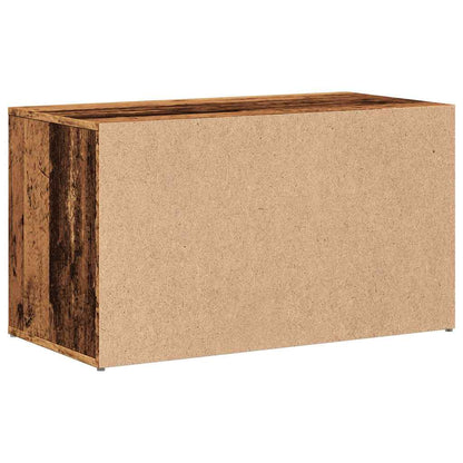 vidaXL Hall Bench 80x40x45 cm Old Wood Engineered Wood 6