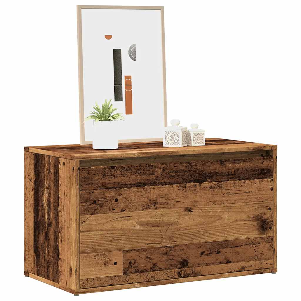 vidaXL Hall Bench 80x40x45 cm Old Wood Engineered Wood 1