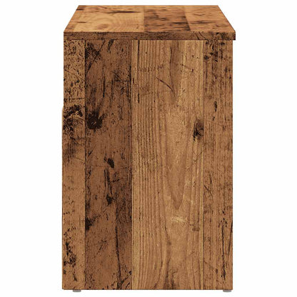 vidaXL Shoe Bench Old Wood 80x30x45 cm Engineered Wood 6