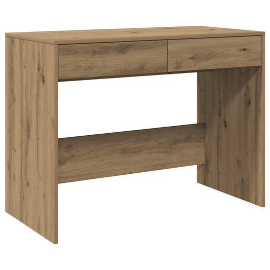vidaXL Desk Artisan Oak 101x50x76,5 cm Engineered Wood 2
