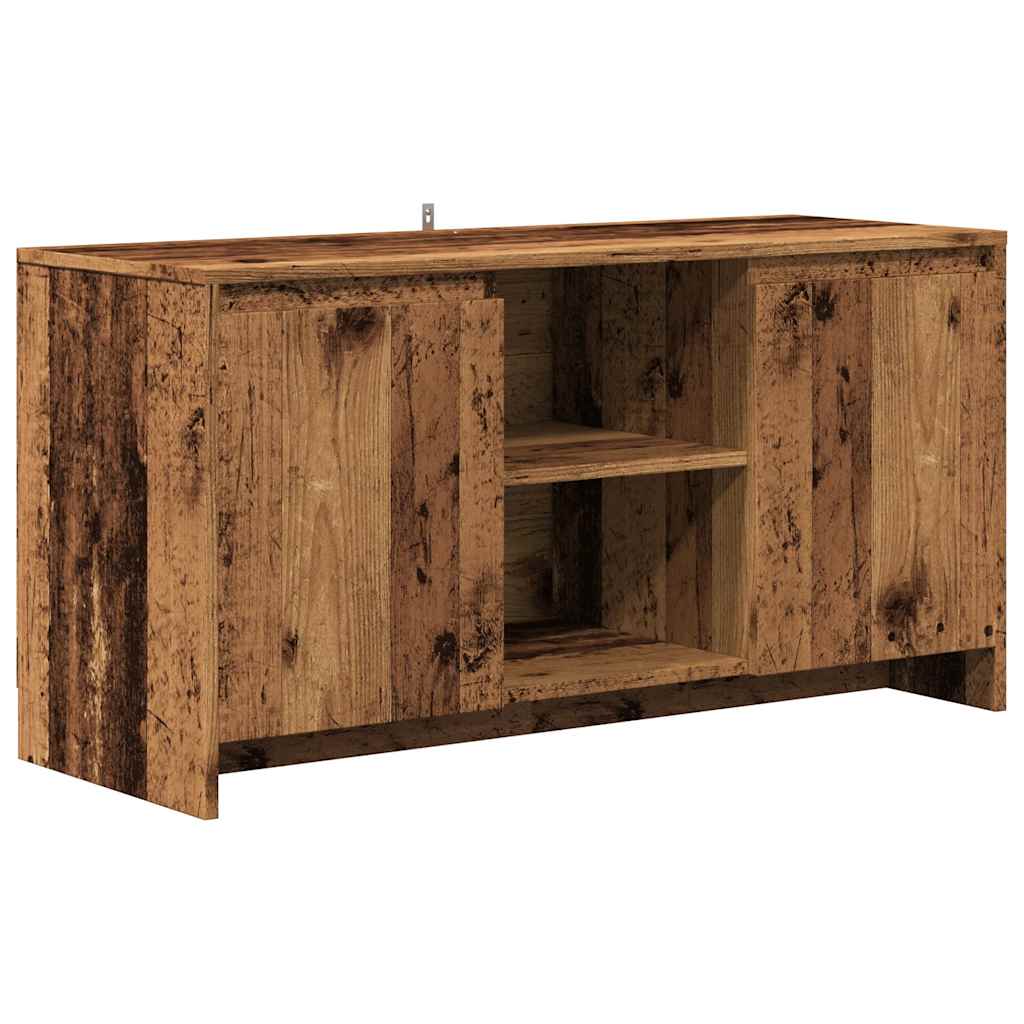 vidaXL TV Cabinet Old Wood 102x37.5x52.5 cm Engineered Wood 2