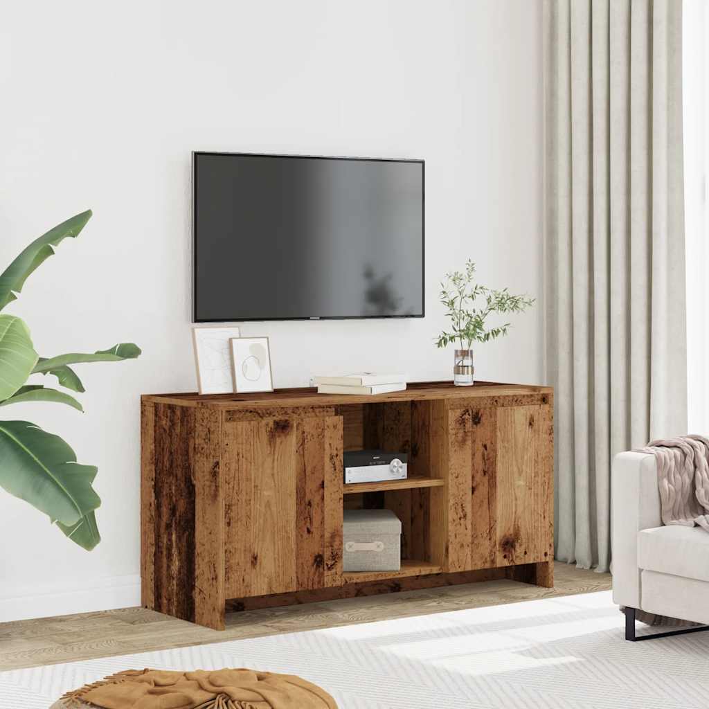 vidaXL TV Cabinet Old Wood 102x37.5x52.5 cm Engineered Wood 3