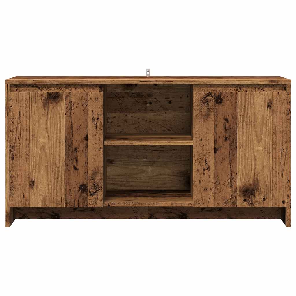 vidaXL TV Cabinet Old Wood 102x37.5x52.5 cm Engineered Wood 4