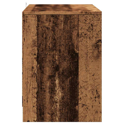 vidaXL TV Cabinet Old Wood 102x37.5x52.5 cm Engineered Wood 5