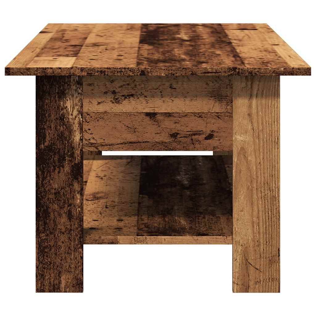 vidaXL Coffee Table Old Wood 102x55x42 cm Engineered Wood 5