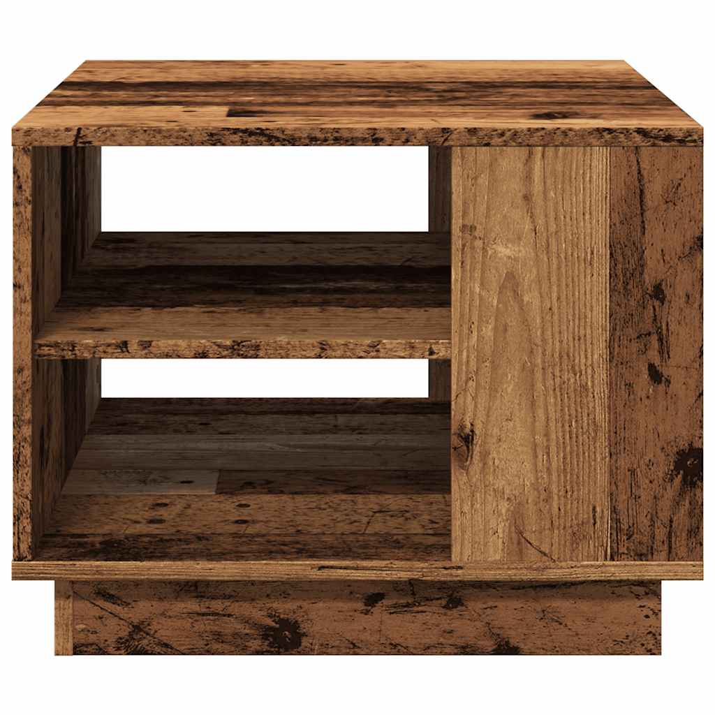 vidaXL Coffee Table Old Wood 55x55x42 cm Engineered Wood 4
