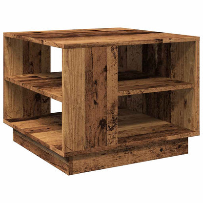 vidaXL Coffee Table Old Wood 55x55x42 cm Engineered Wood 5