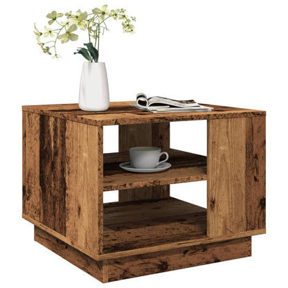 vidaXL Coffee Table Old Wood 55x55x42 cm Engineered Wood 1
